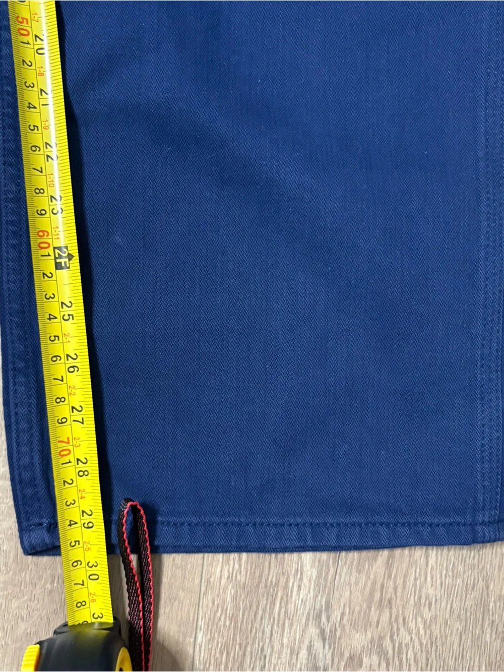 NWT Goodfellow Relaxed Straight Utility Pants 38x32 Blue Cotton Workwear